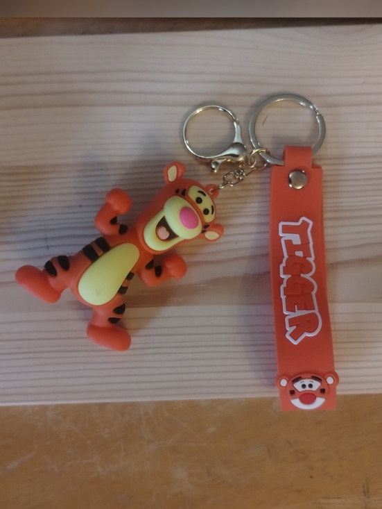Accessories - New 3D Rubber Disney Tigger Keychain Key Ring Pooh Character Bag Charm Cute Gift